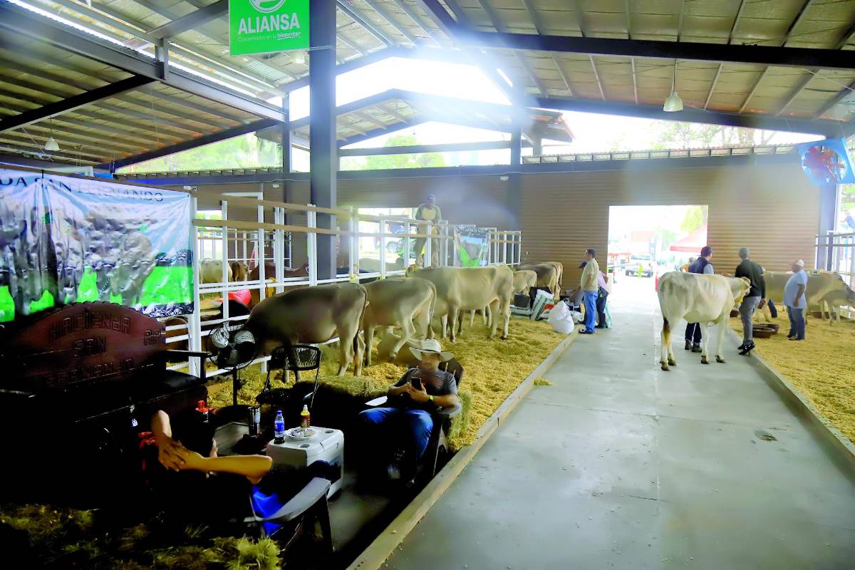 En el Campo Agas los restaurantes y bares también se alistaron desde temprano y su exposición ganadera.
