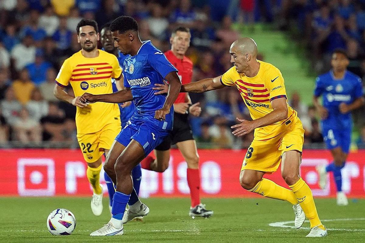 ‘Choco‘ Lozano ha disputado los dos partidos que ha jugado el Getafe en la Liga Española 2023-24.