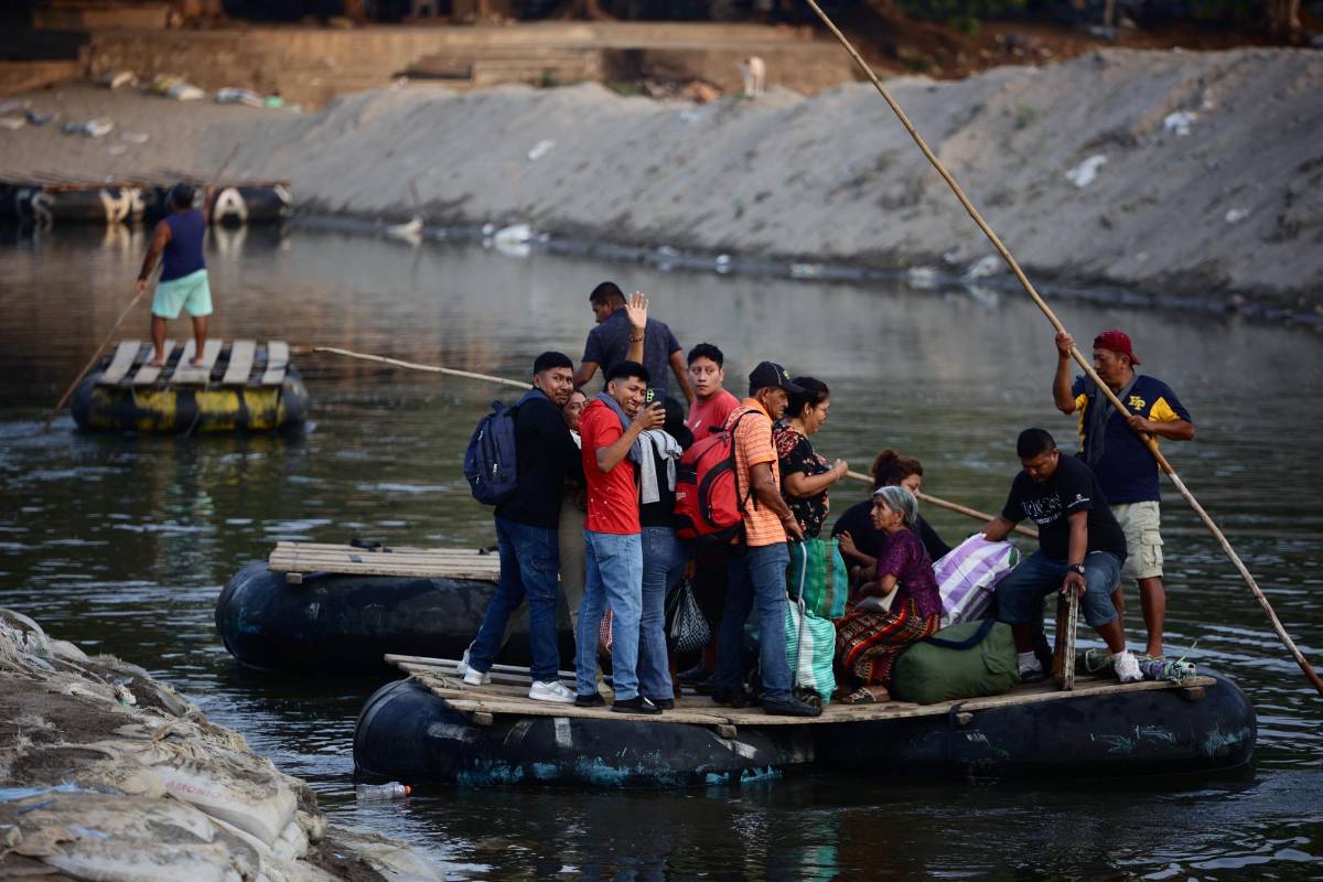 El Suchiate, la poroza frontera llena de pasos no tan ciegos