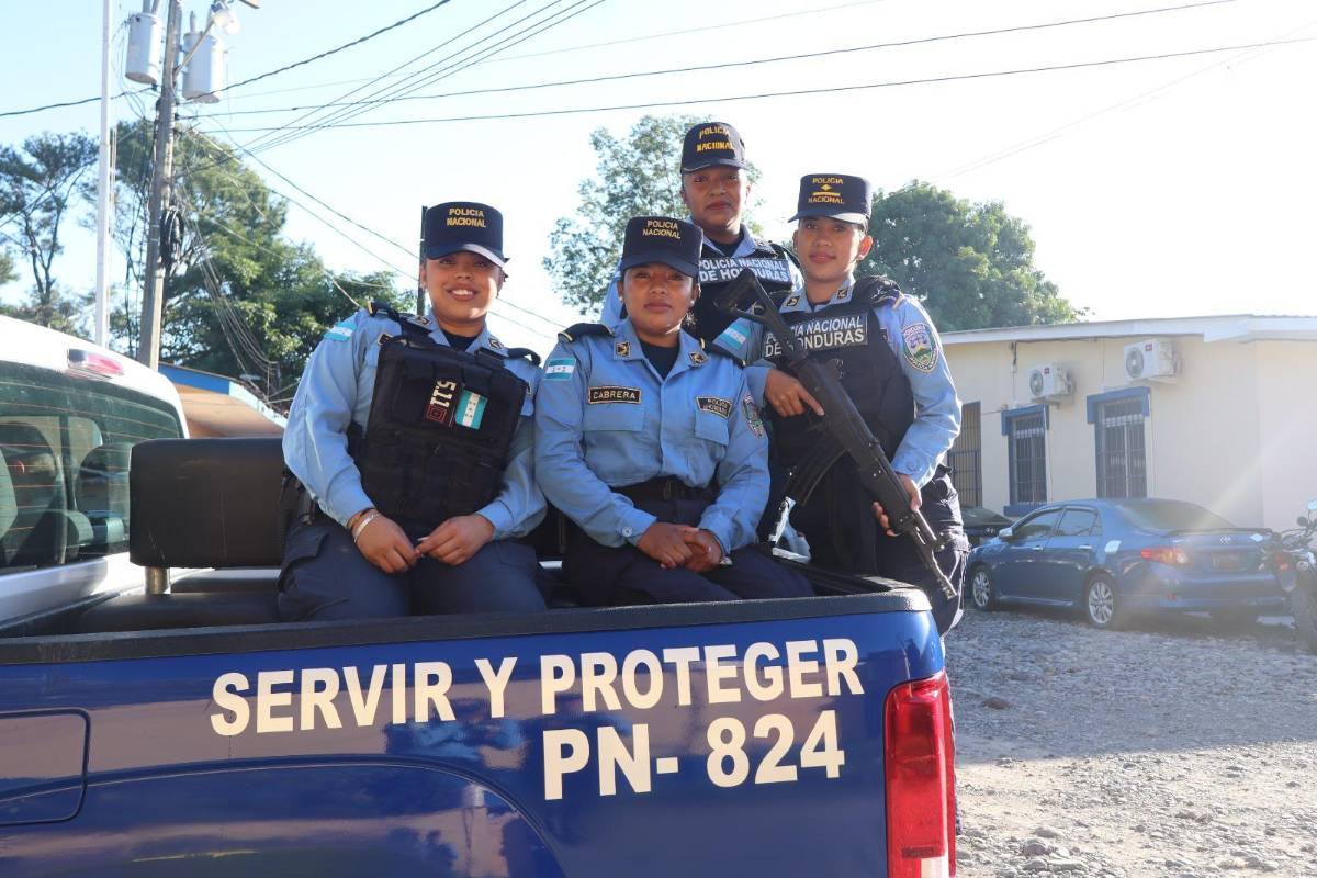 Mujeres desafían misiones para hombres dentro de la Policía en Atlántida
