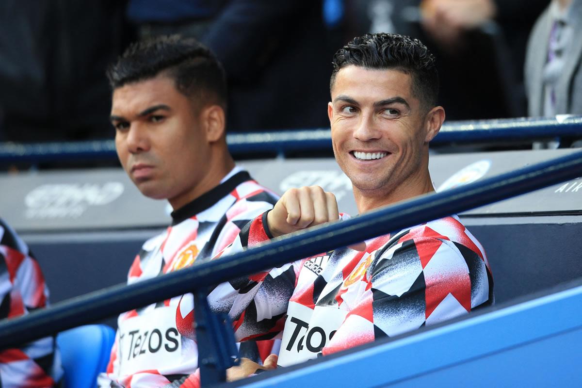 Cristiano Ronaldo y Casemiro empezaron el partido en el banco de suplentes. El portugués no jugó ni un minuto.