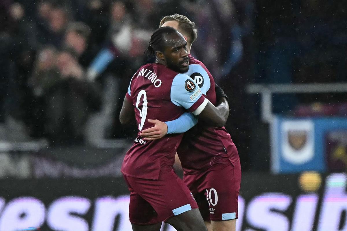 Michail Antonio puso a ganar al West Ham temprano en el partido.