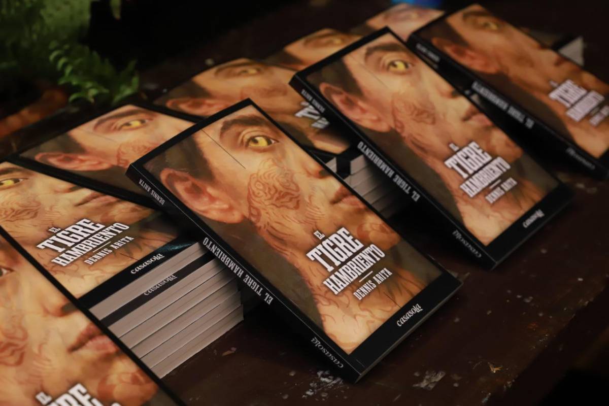 Dennis Arita presenta su nuevo libro “El tigre hambriento”