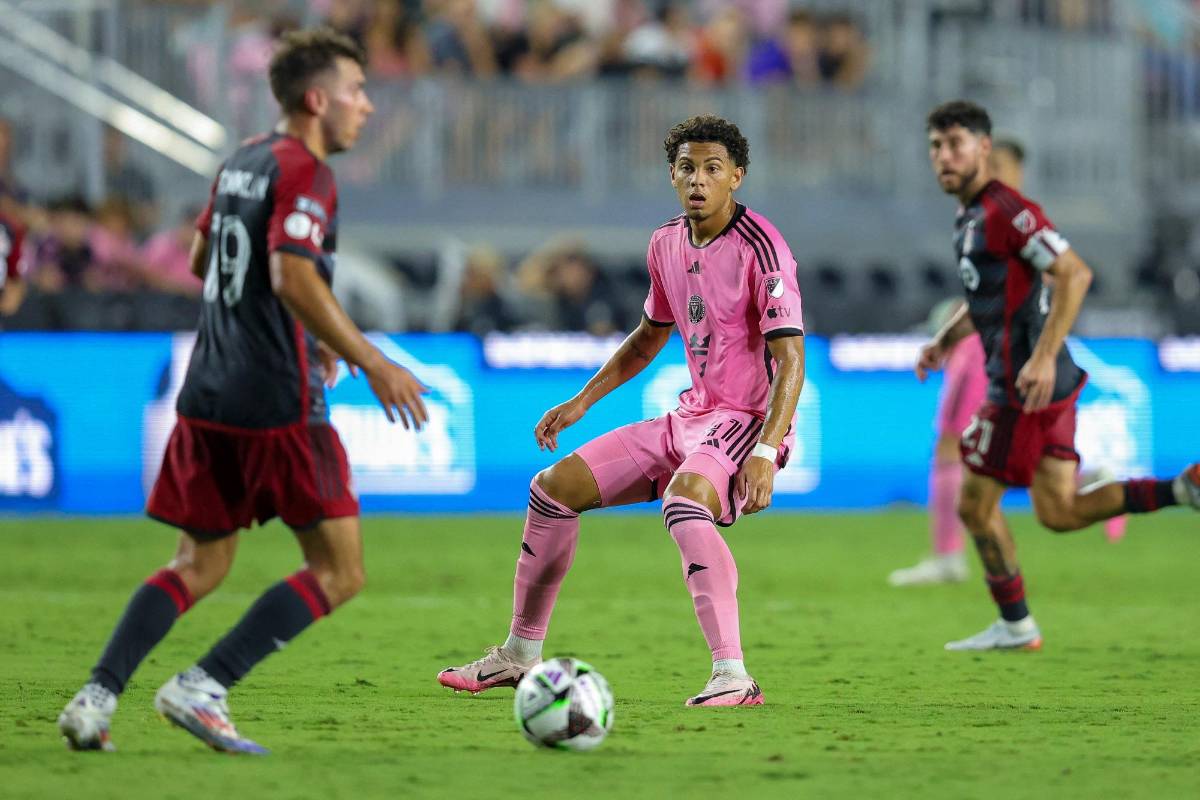 El hondureño David Ruiz también tuvo participación con el Inter Miami ante Toronto.