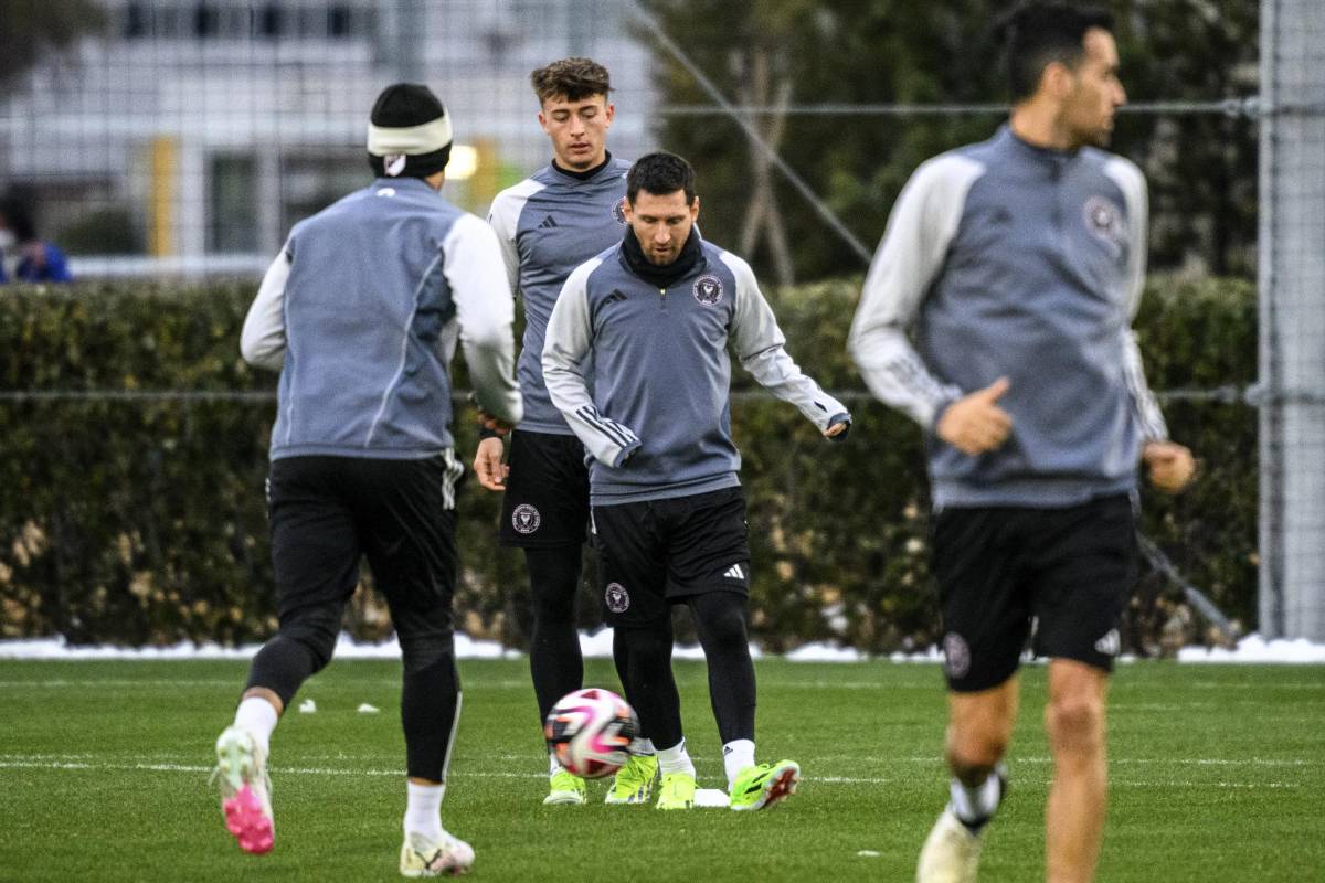 Entrenamiento de Lionel Messi con el Inter Miami previo al amistoso ante el Vissel Kobe de Japón.