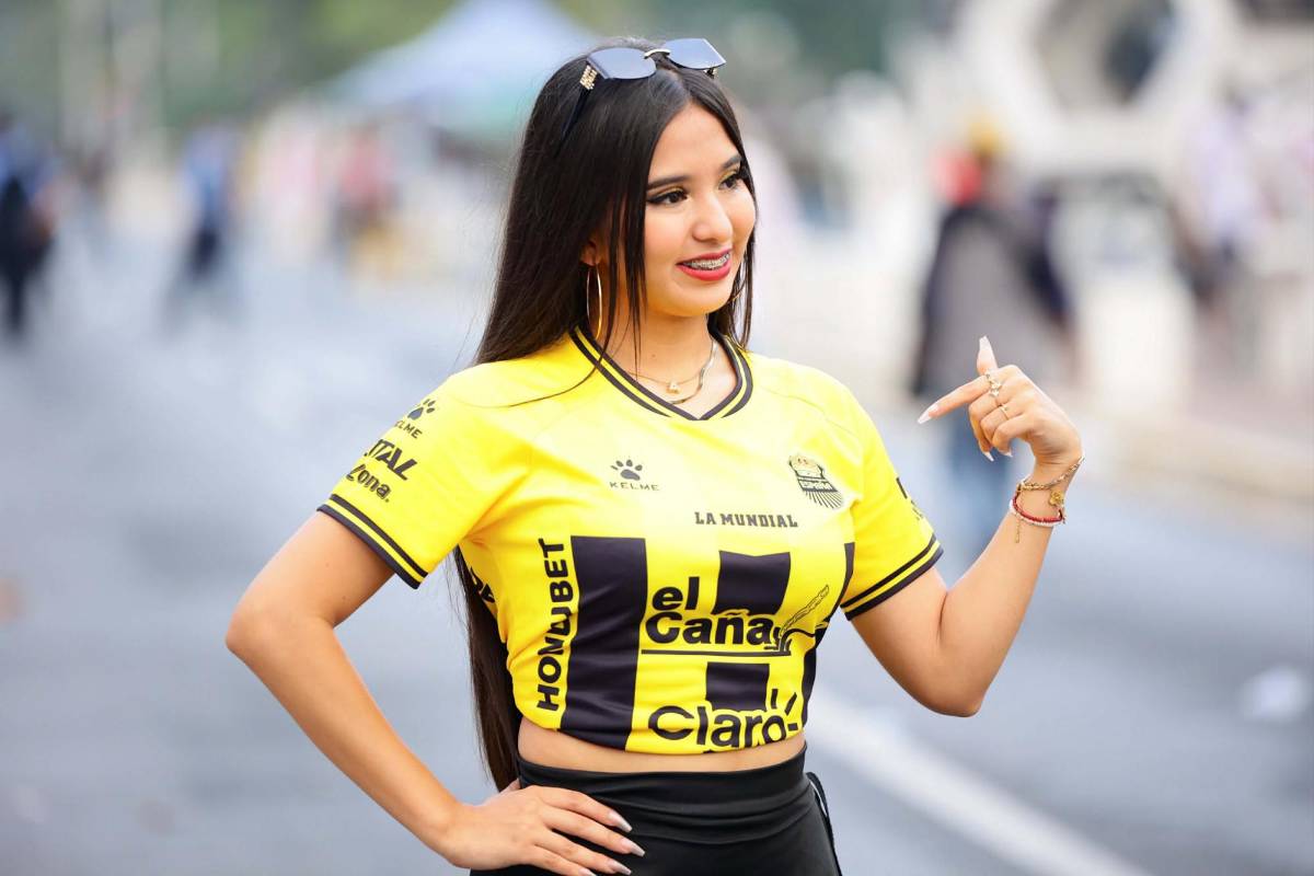 Las chicas del Real España vs Olimpia: bellezas roban suspiros en el clásico