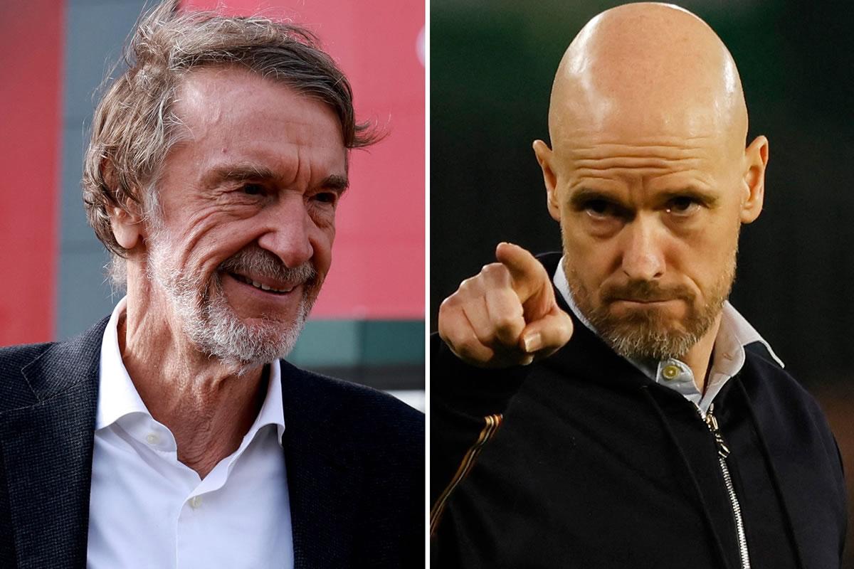 Sir Jim Ratcliffe tendría planeado echar a Erik Ten Hag al final de la presente temporada.