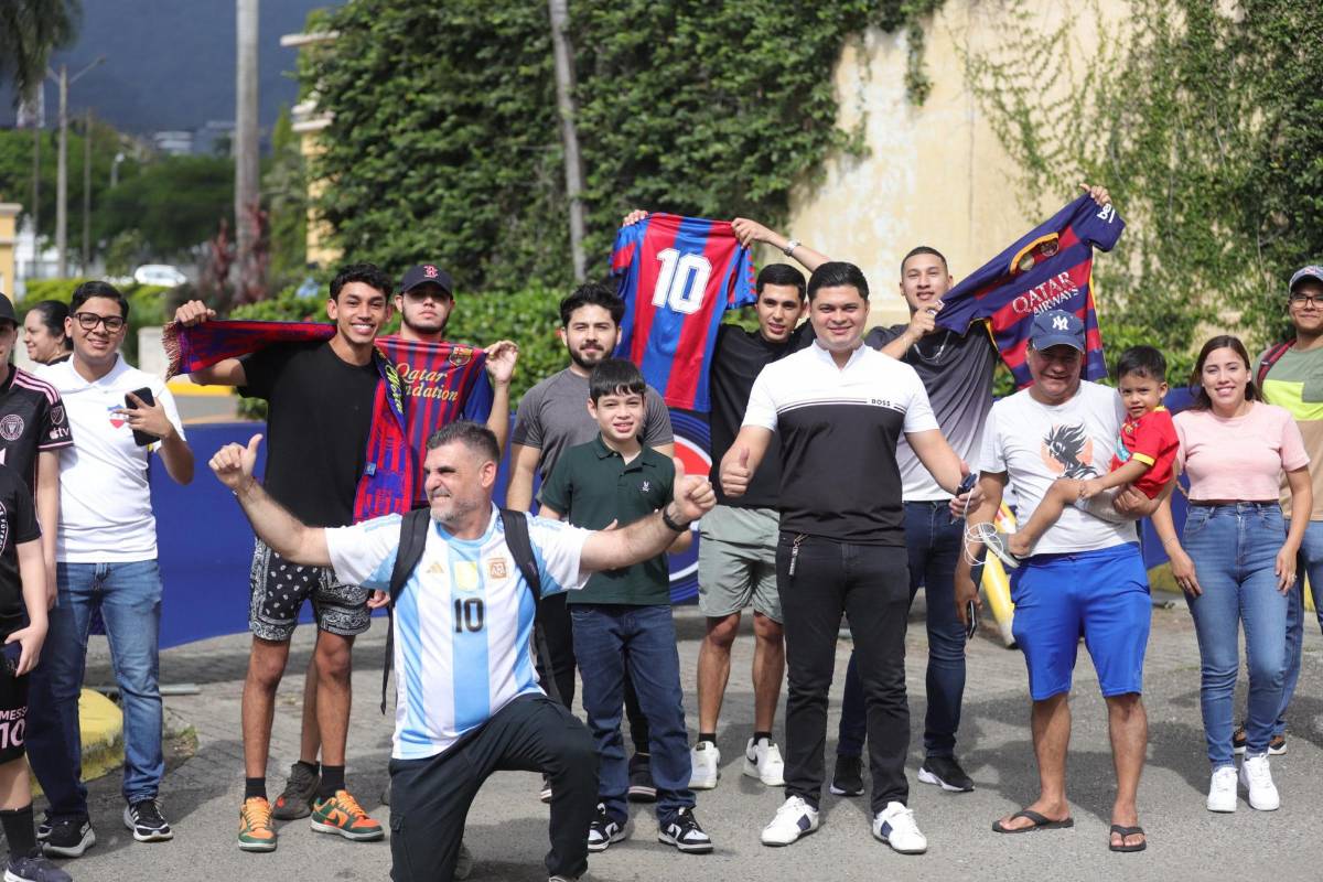 Ambiente en el hotel: Hondureños, nicaragüenses y un argentino a la espera de Messi