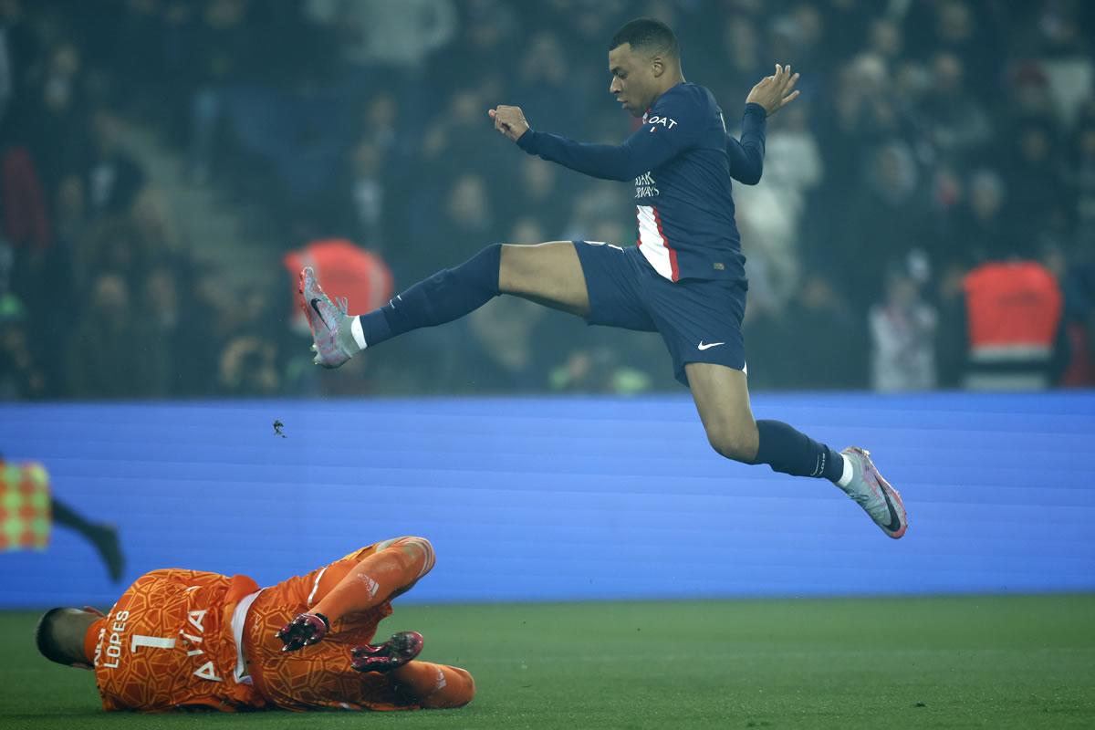 Kylian Mbappé no tuvo su mejor partido en el Parque de los Príncipes.