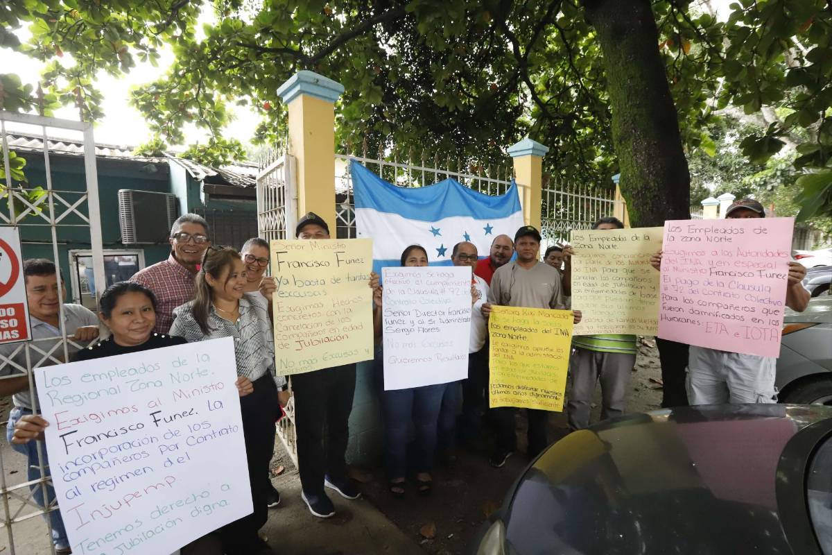 En el INA exigen jubilaciones y pago por daño de tormentas