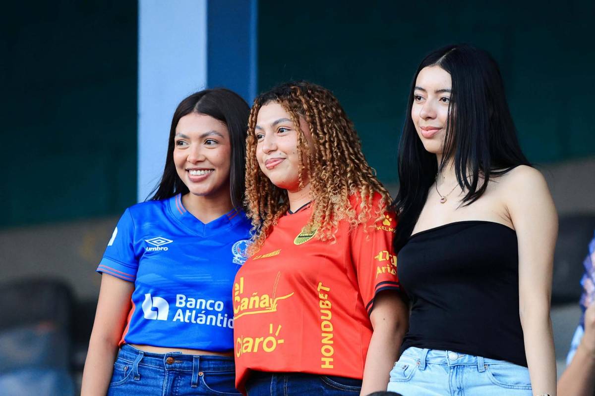 Las chicas del Real España vs Olimpia: bellezas roban suspiros en el clásico