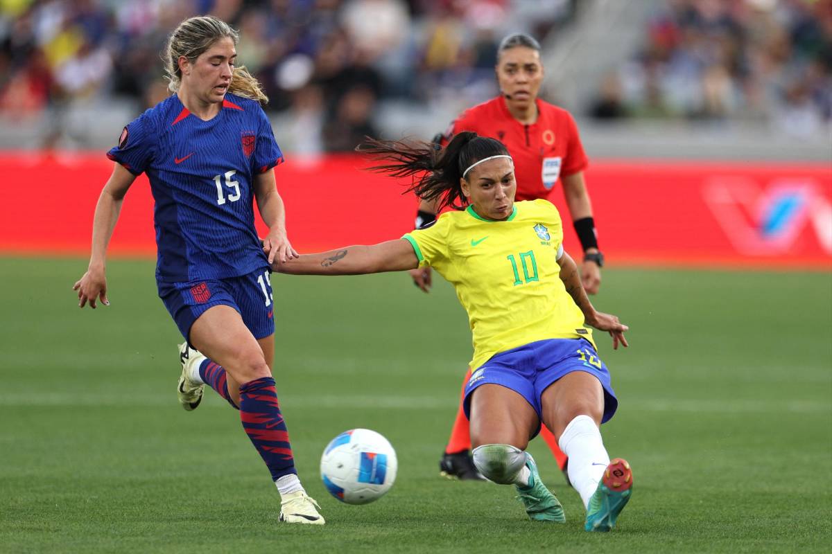 Melissa Pastrana fue la jueza central de la gran final entre Estados Unidos y Brasil.