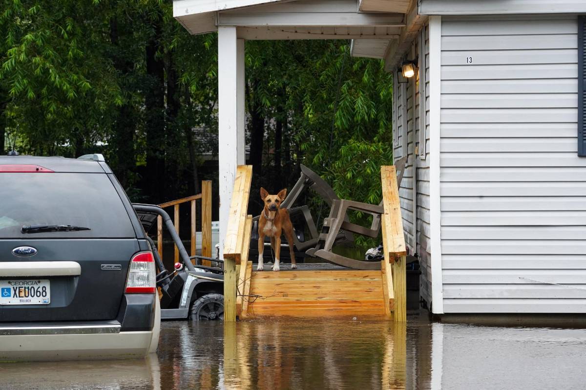Debby dejó grandes inundaciones durante su paso por Georgia.