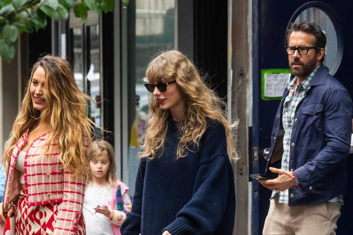 Taylor Swift revela que es la madrina de los hijos de Blake Lively y Ryan Reynolds