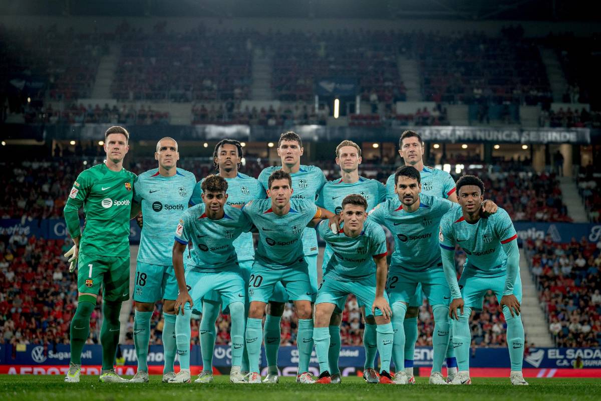 El 11 titular del Barcelona que enfrentó al Osasuna.