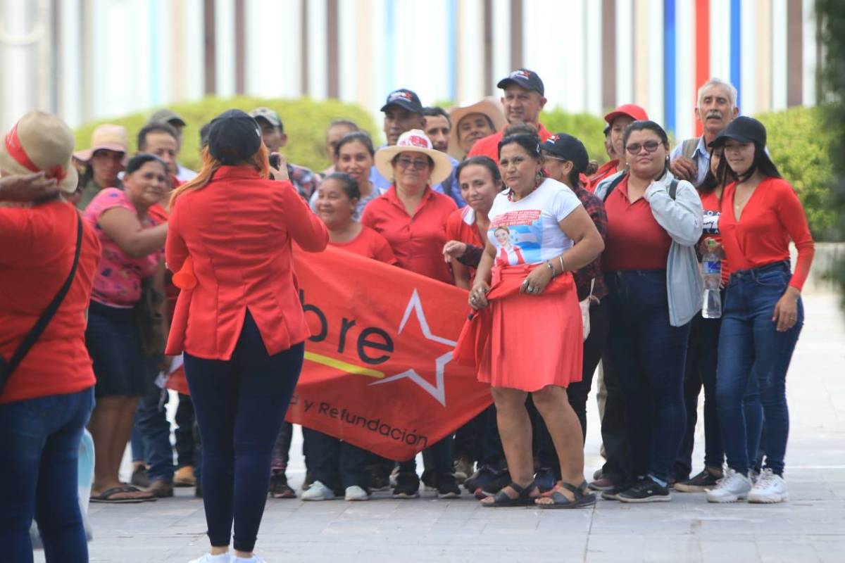 Desde varias regiones del país llegaron militantes a la movilización.