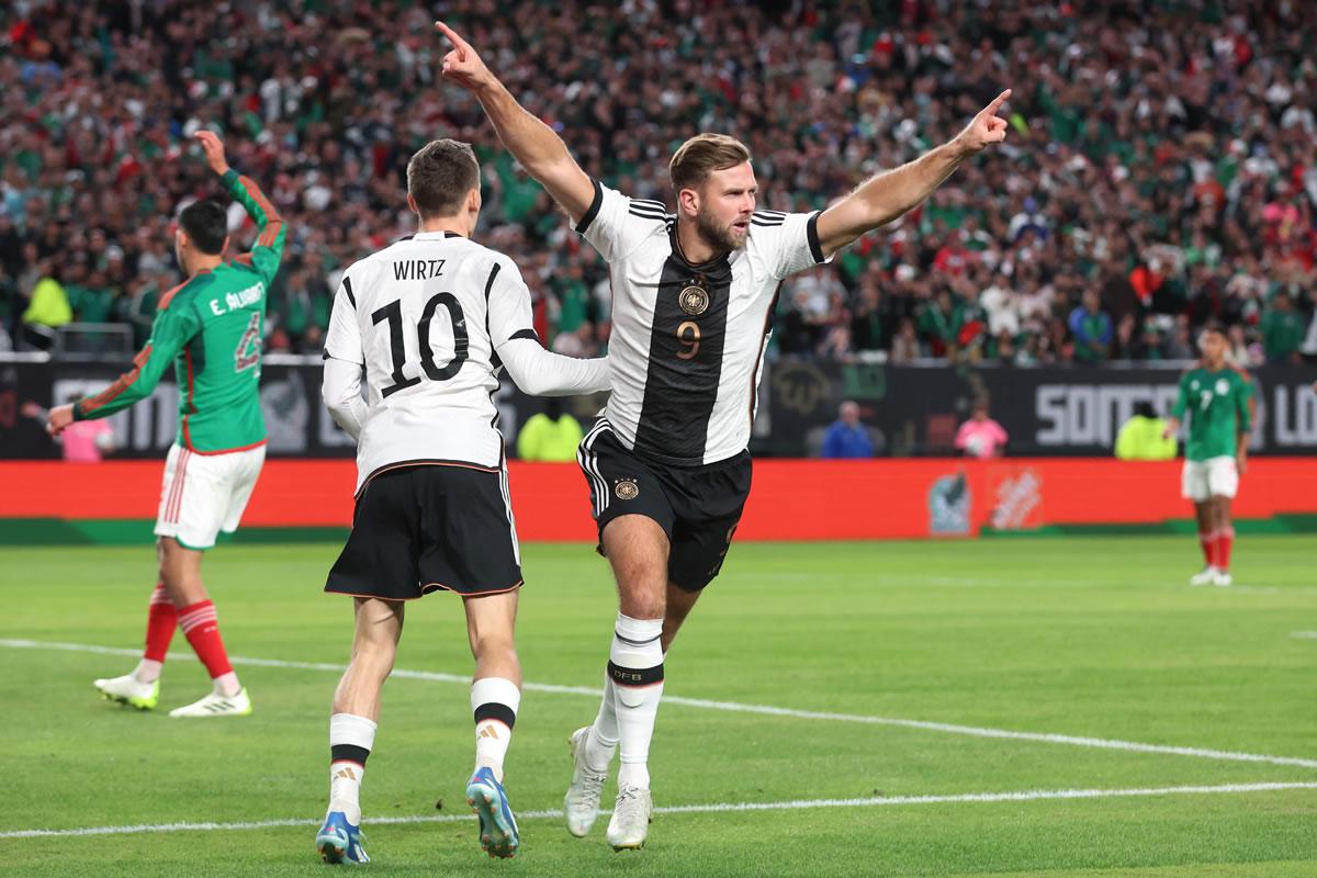 Niclas Füllkrug le dio el empate final a Alemania ante México.