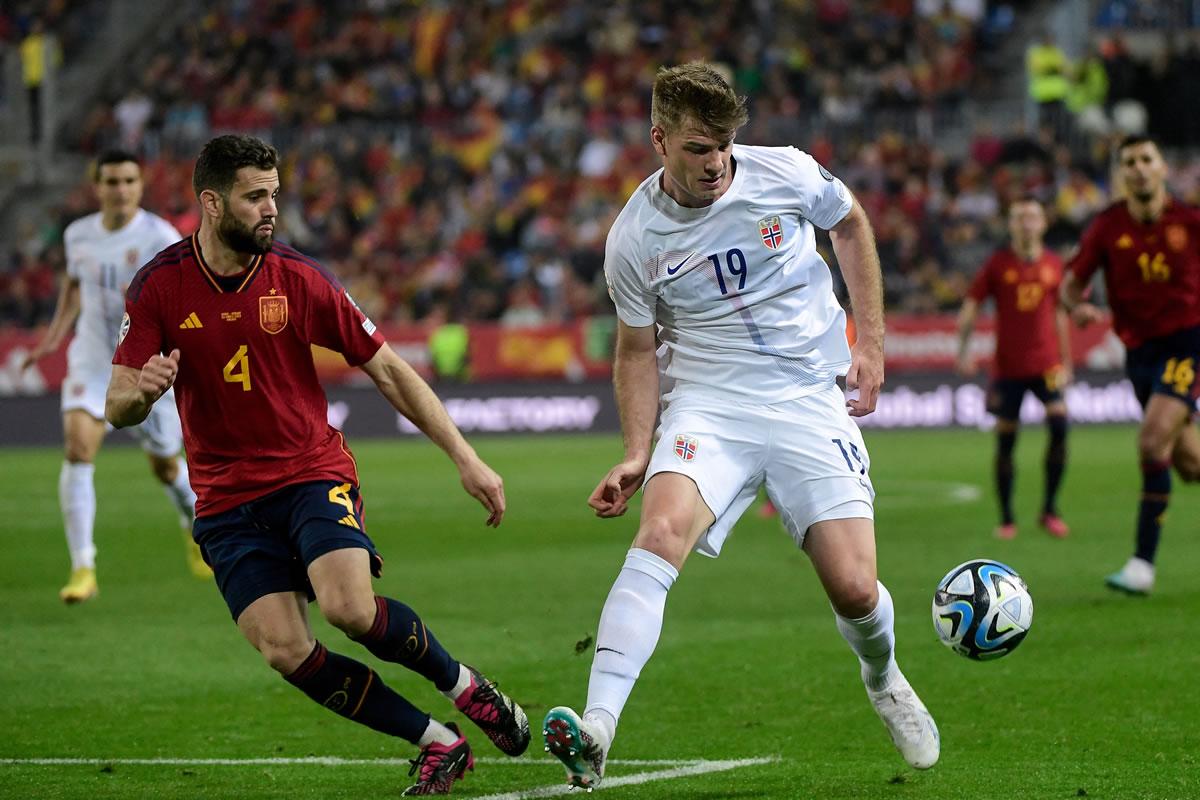 Nacho Fernández volvió a jugar con España después de mucho tiempo.