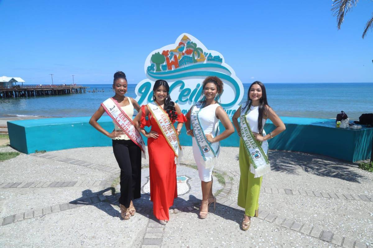 Ellas son las reinas que representarán a La Ceiba en el Gran Carnaval