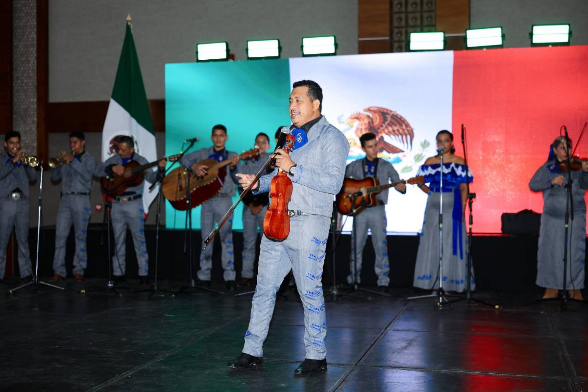 México celebra su Independencia en San Pedro Sula con música y tradición