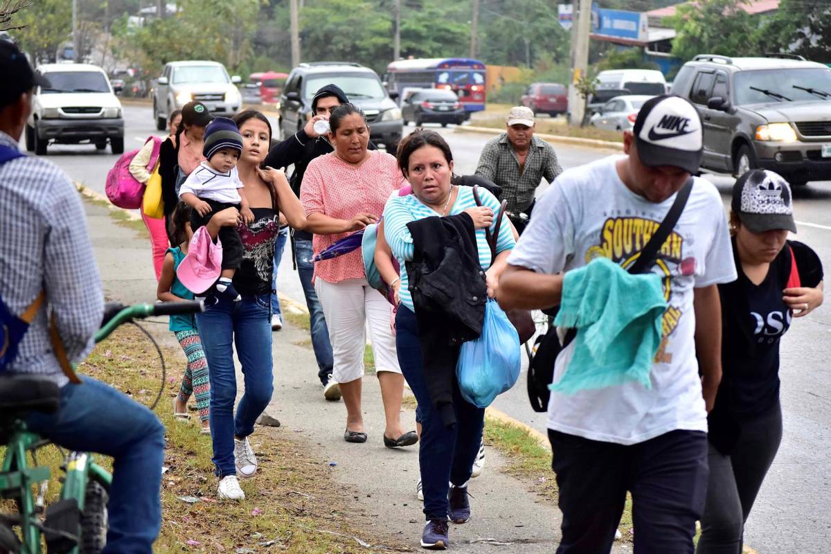 Entrada de migrantes a Honduras en 2023 se dispara y triplica cifra de 2022