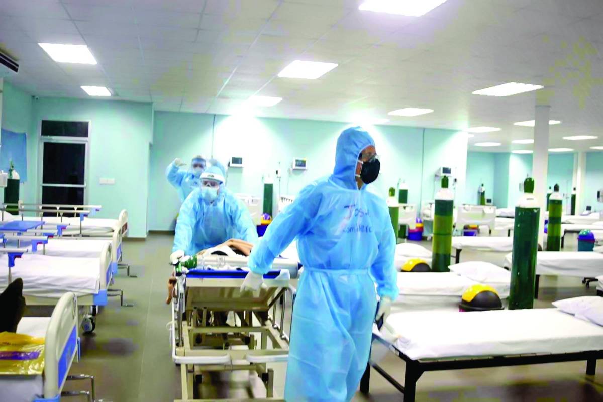 Salas covid de los hospitales tienen un 13% de ocupación