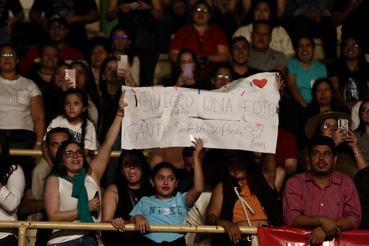 El esperado encuentro de Melendi con el público de Tegucigalpa