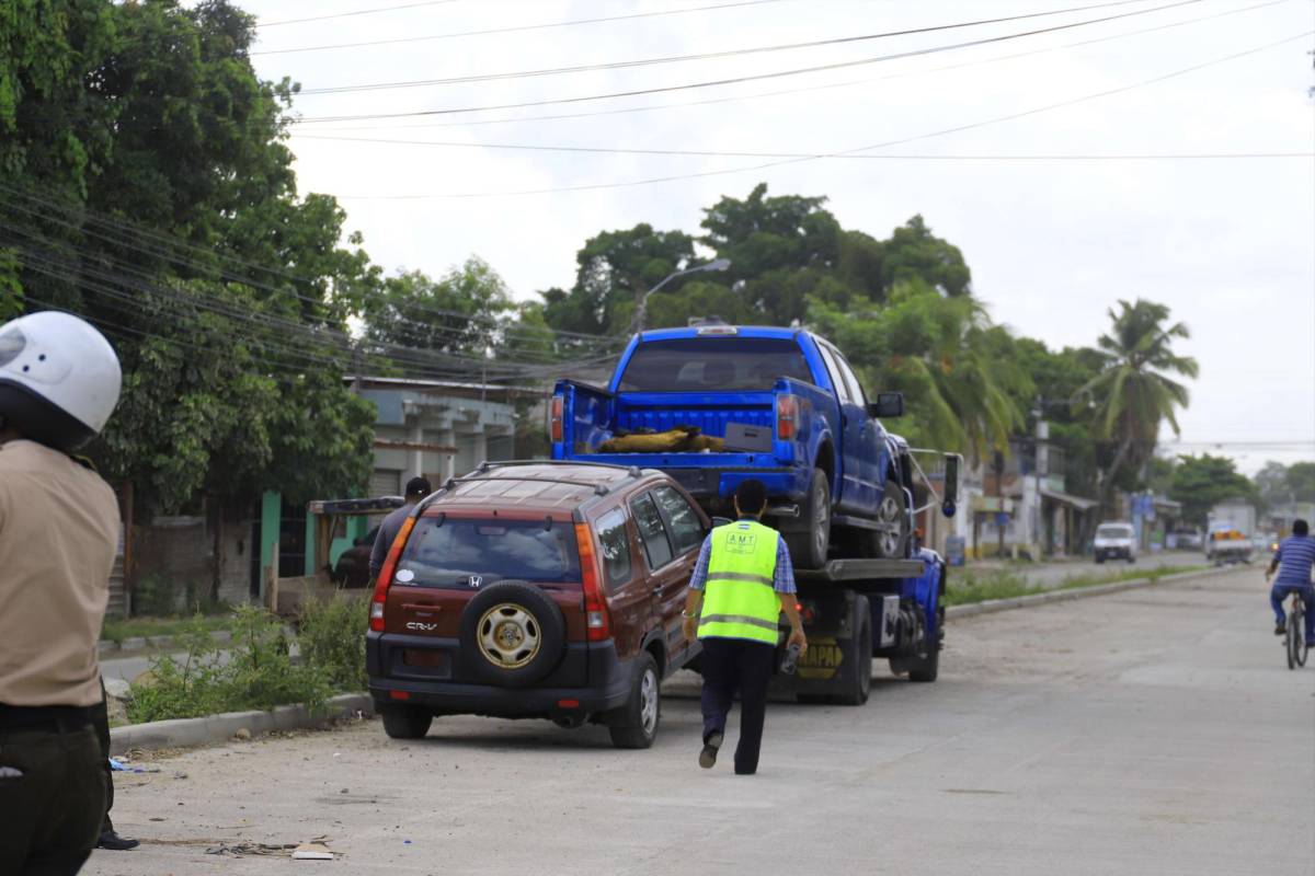 Más de 270 carros han sido “enchachados” en San Pedro Sula