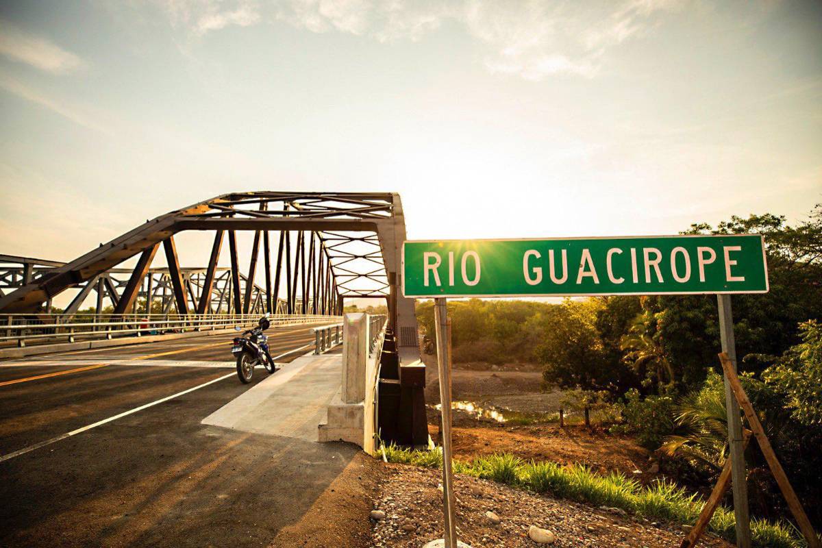 Guacirope, el puente de 160 metros reconstruido en el sur de Honduras