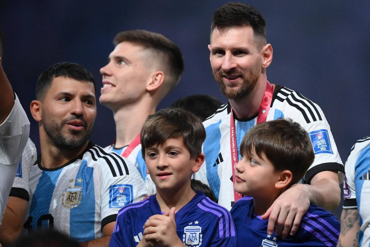 Kun Agüero apostó por Messi en el Mundial y ganó un dineral