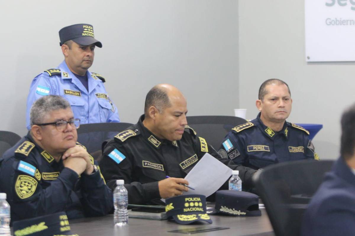 Estos son los oficiales en cargos estratégicos de la Policía Nacional