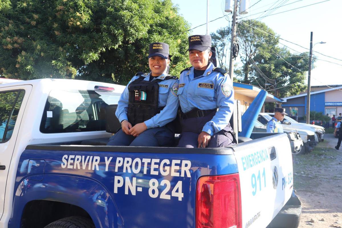 Mujeres desafían misiones para hombres dentro de la Policía en Atlántida