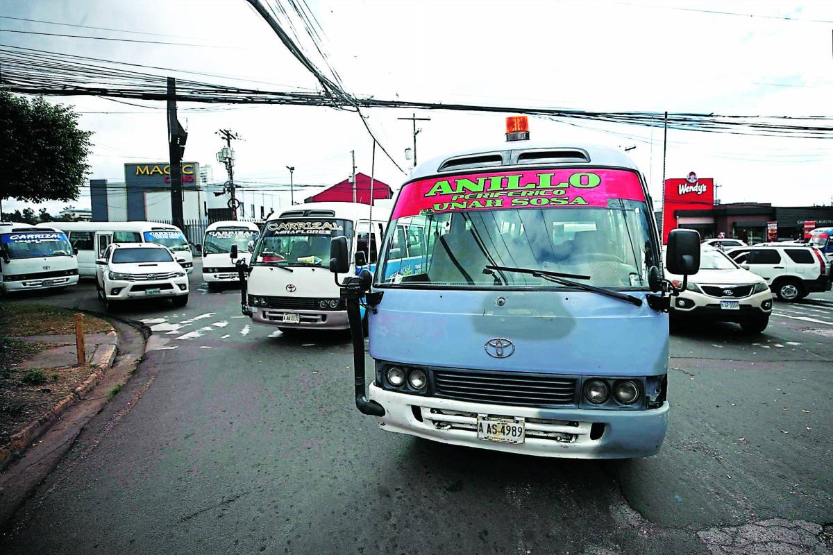Transporte va a paro hoy a nivel nacional