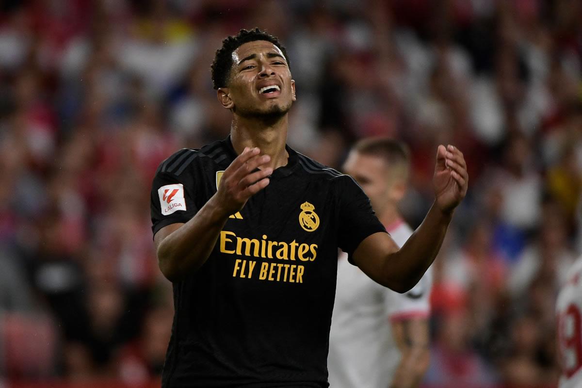 Jude Bellingham esta vez no pudo marcar con el Real Madrid.