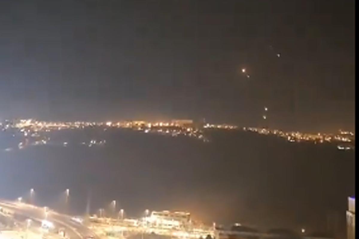 Ataque de Irán a Israel con misiles y drones.