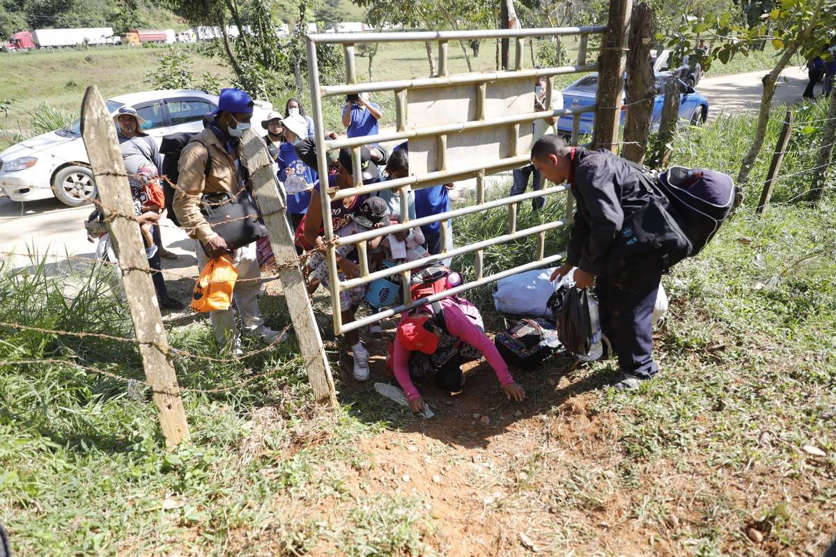 Guatemala frena segundo intento de caravana migrante para ingresar a ese país