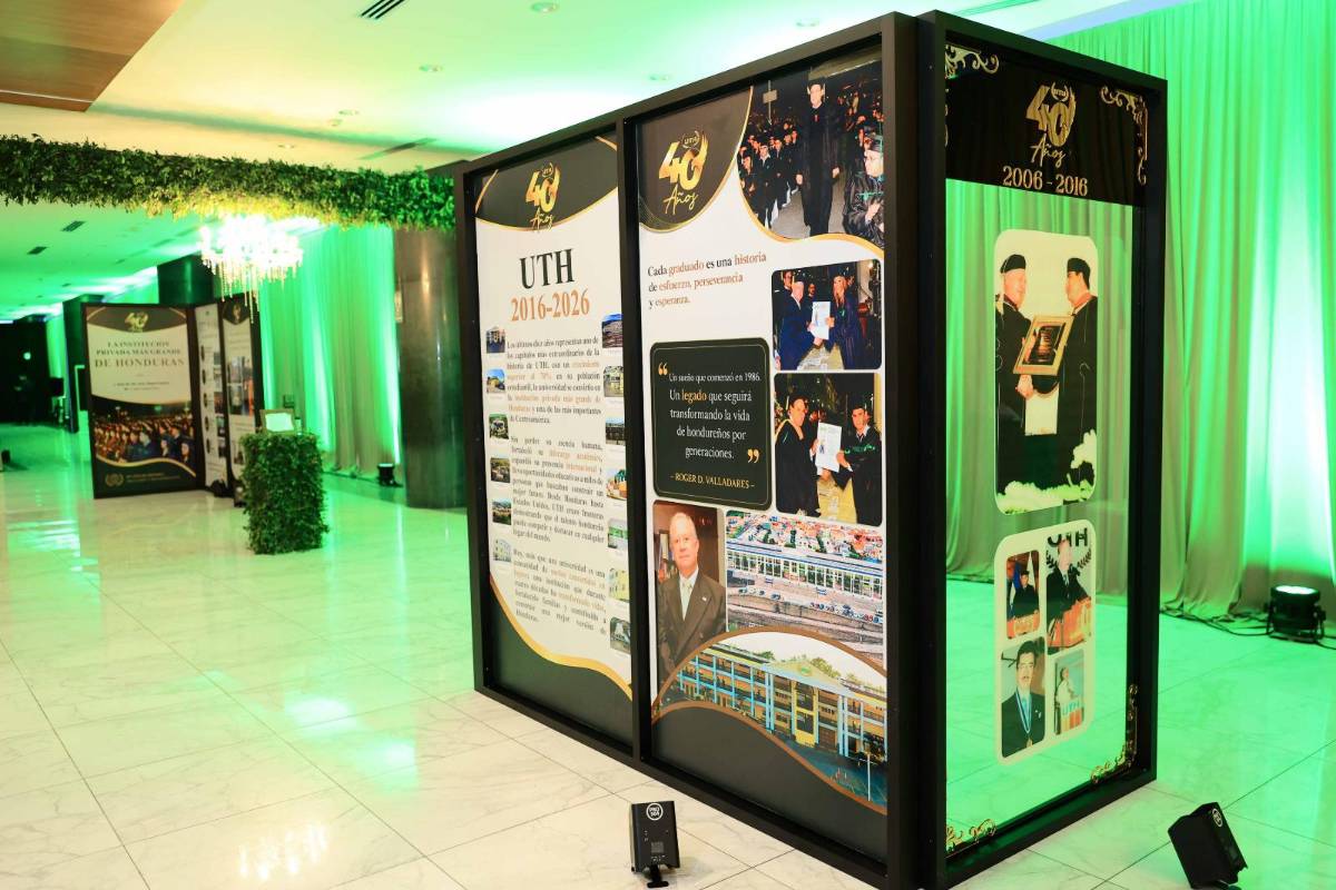 Elegancia y alegría: Así se vivió la celebración del 40 aniversario de la UTH