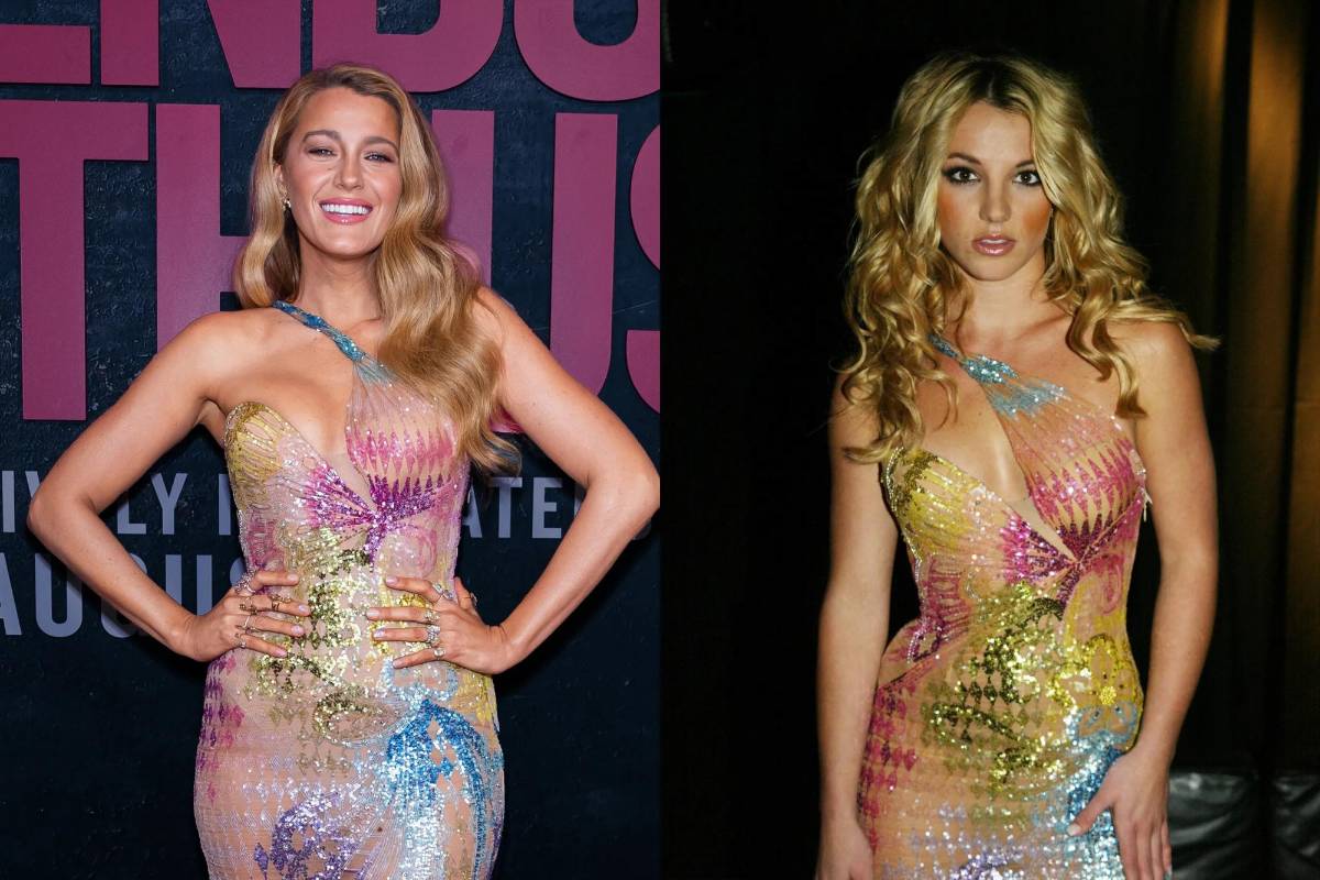 Blake Lively y Britney Spears usaron el mismo vestido.