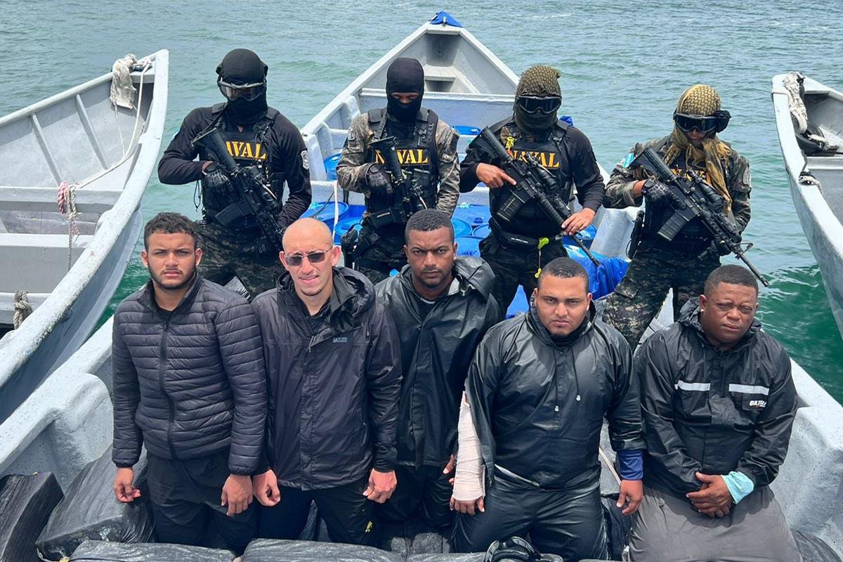 Detención judicial a colombianos y hondureños capturados con cocaína