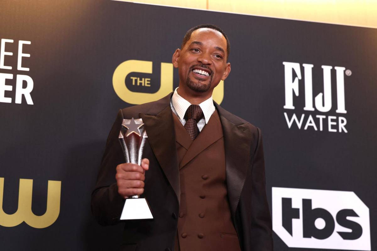 Will Smith, ganador del premio a mejor actor por King Richard.