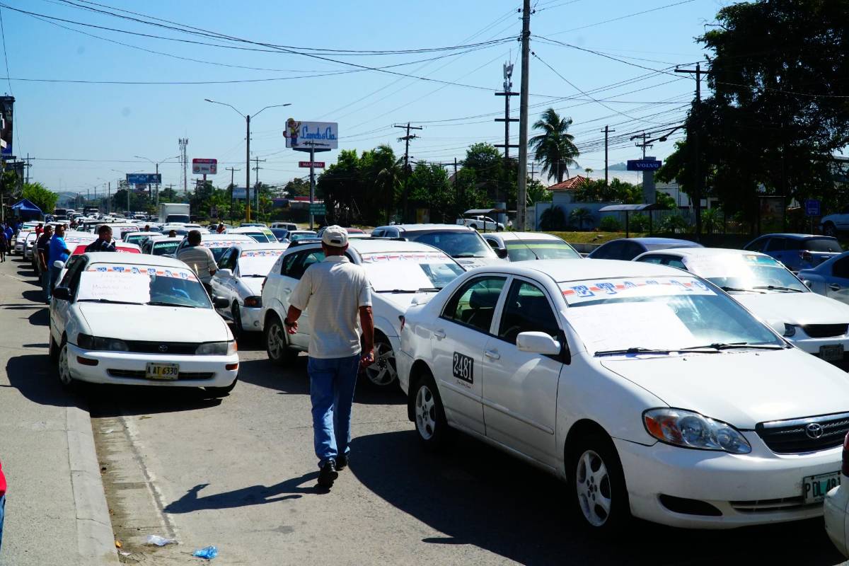 Más de 5,000 taxis circulan de forma ilegal en la ciudad