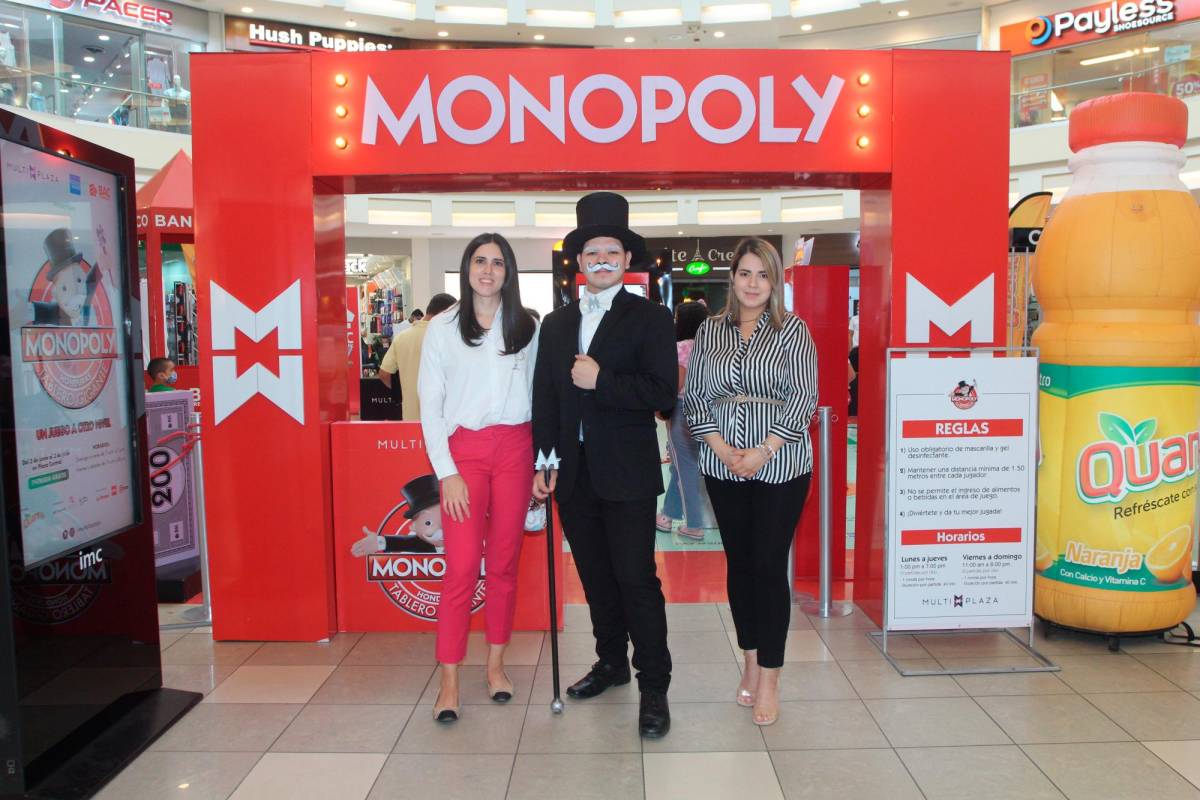Mall Multiplaza instala Monopoly gigante con atractivos premios