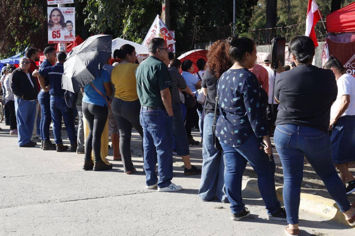 Elecciones Honduras 2025: largas filas, retrasos y afluencia de personas