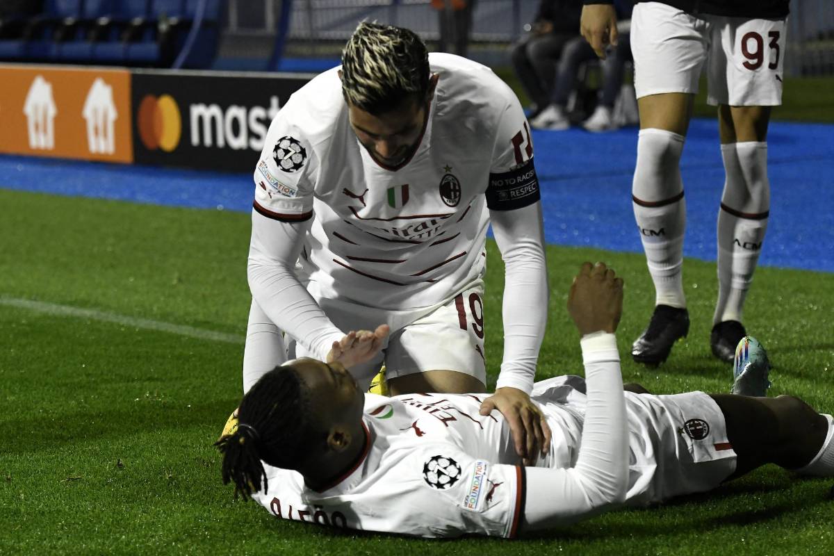 Rafael Leao fue uno de los anotadores del encuentro.