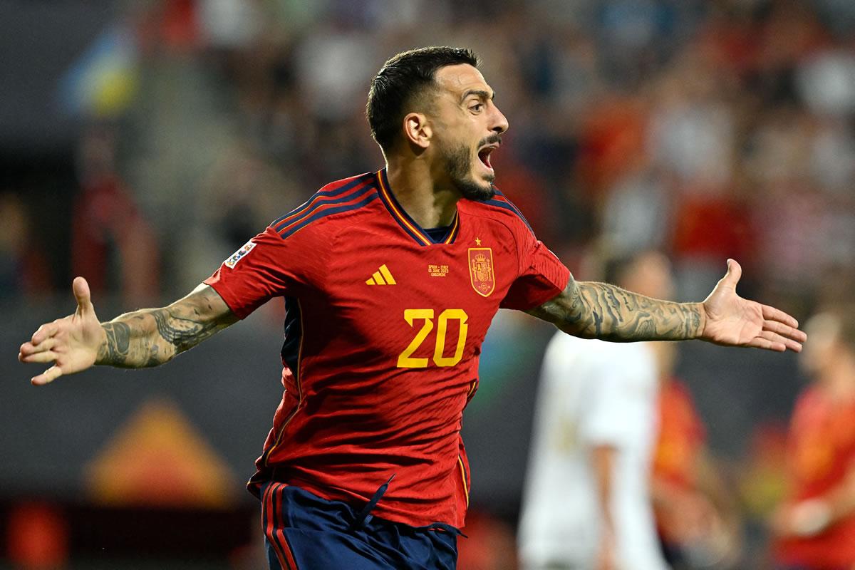 Joselu salió del banco de suplentes y marcó el gol de la victoria de la Roja.