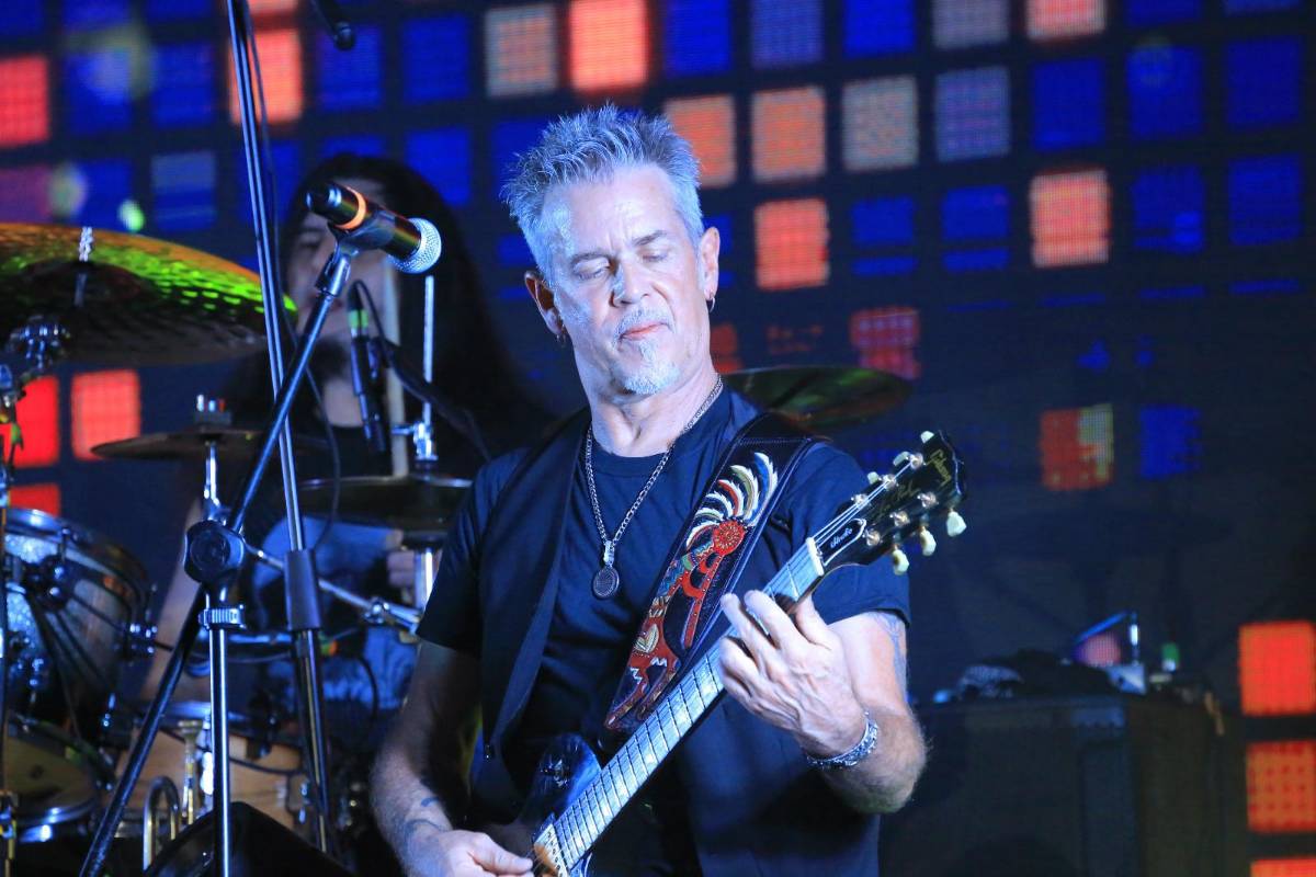 El ex-guitarrista de Héroes del Silencio, Alan Boguslavsky.