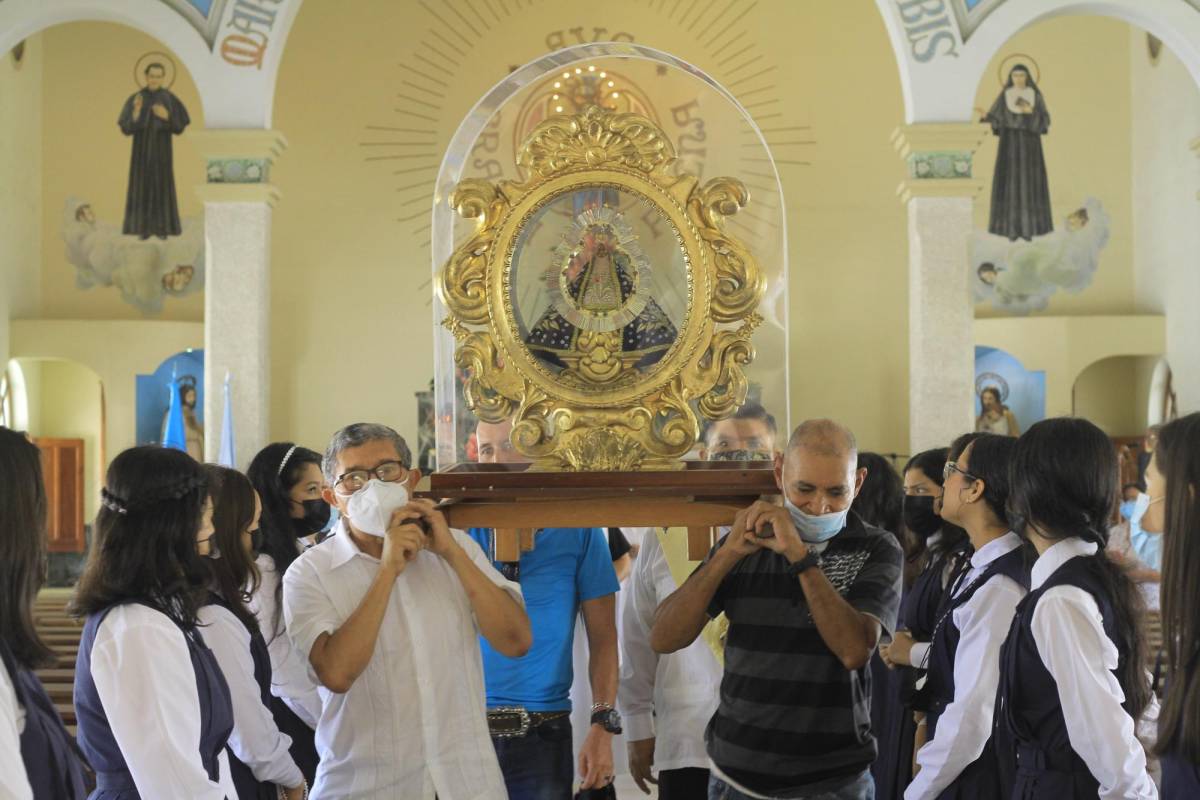 La Virgen de Suyapa está de visita en la Diócesis de SPS