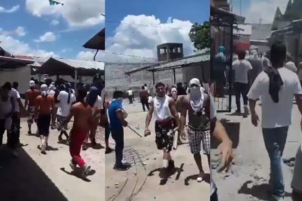 Imagen del interior del centro penal de Comayagua.