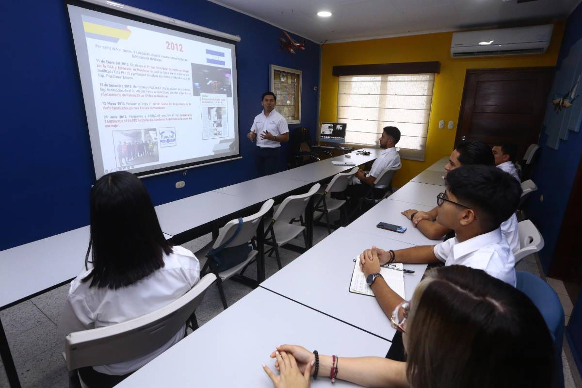 Jóvenes de la región buscan ser pilotos en San Pedro Sula