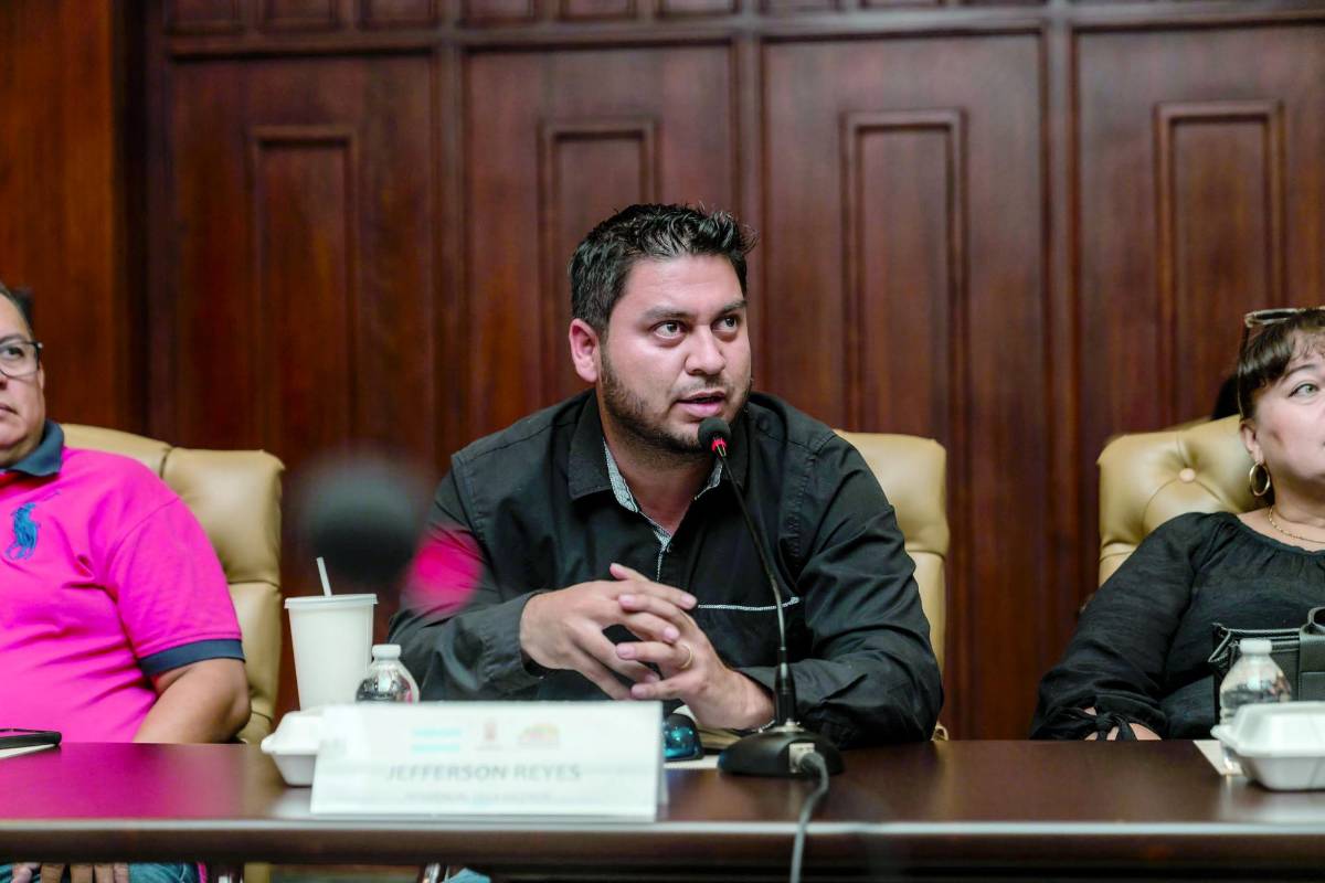 Jeferson Reyes, representante del sector